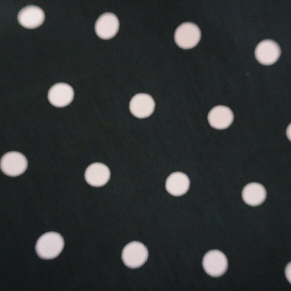 🎯5/$30 Candie's Tank Top Polka Dot Ruffle Black Pink Dip Hem Juniors XS - Picture 6 of 10